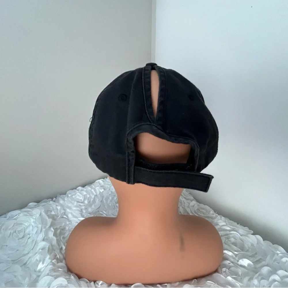 Kbethos Black Distressed Style‎ Ponytail Ball Cap Sporty Travel - Picture 7 of 13